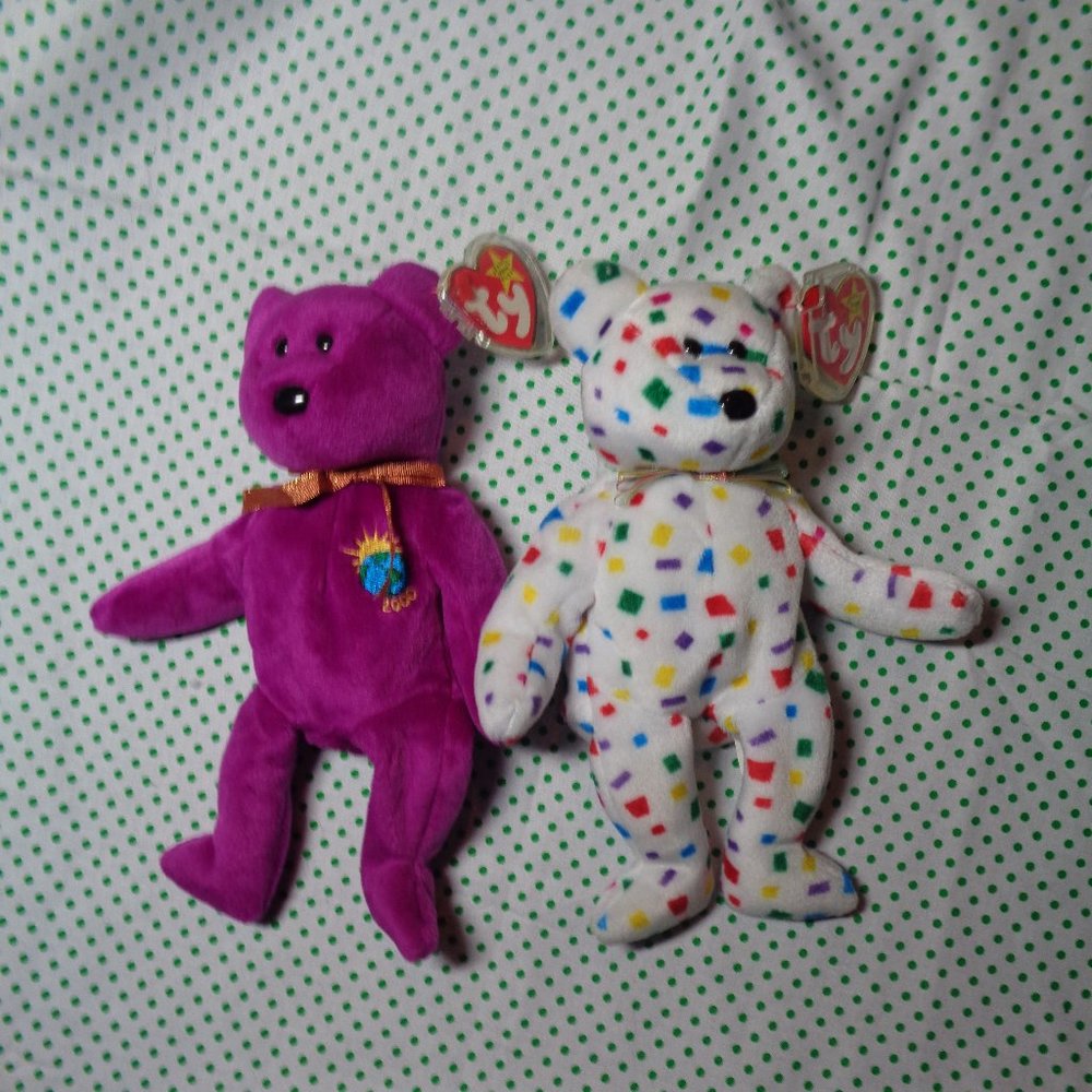 2 TY beanie babies . Millennium & TY 2K - Picture 12 of 15